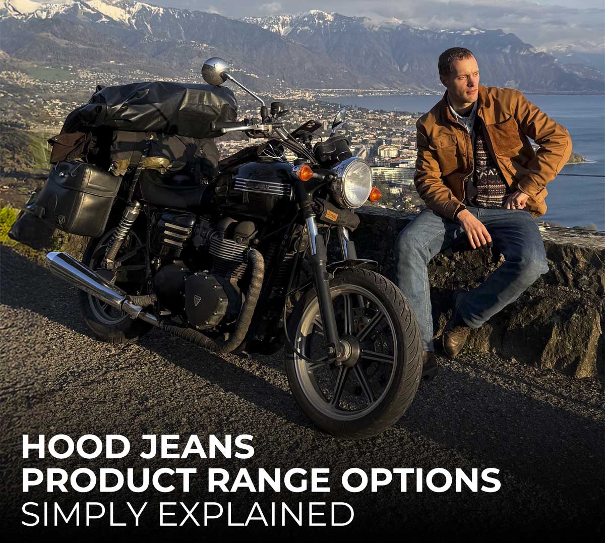 Product-Range-Explained Hood Motorcycle Jeans Product Range Options