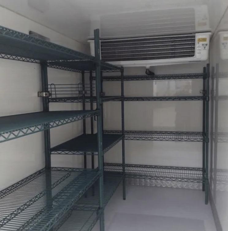 Fridge Trailer Rental Interior